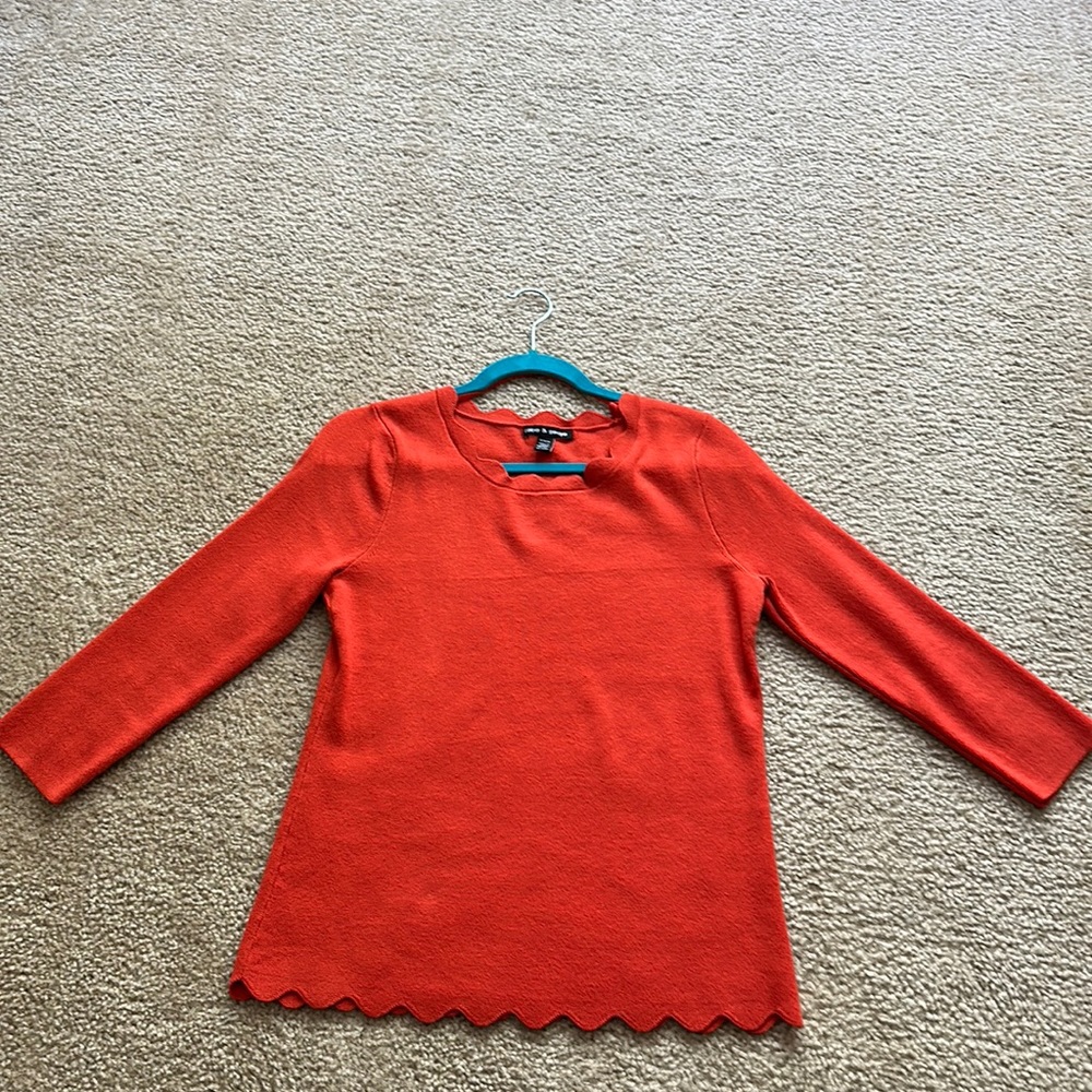 3/4 Sleve Pullover Sweater